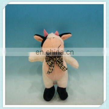 Lovely Cow Plush Toys with Tie/ Animal toys