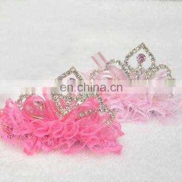 HEN-0045 wholesale Bride To Be Badge Hen Night Party pink tiara crown