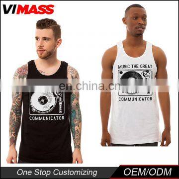 OEM/ODM Custom 100 Cotton Bodybuilding Men Tank Top