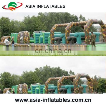 Gaint Boot Camp Inflatable Obstacle Course, Inflatable Military Obstacle Courses