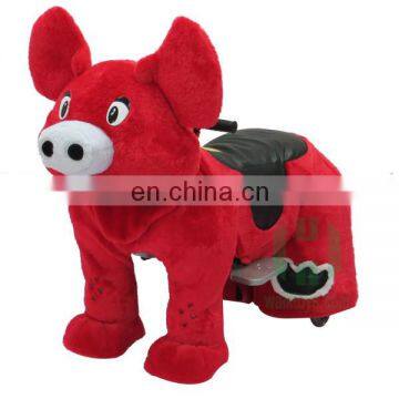 HI Hot Sale Kids Plush Motorized Coin Operated Animals Scooters photo-3