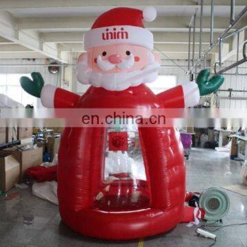 inflatable Santa Claus cash money machine for advertising