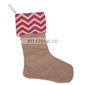 Christmas Decorations Burlap Christmas Stockings photo-4