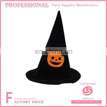 Halloween costume decorated nonwovens orange pumpkin sewed witch hat