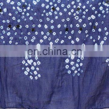 Tie Dye Bandhej Bandhani Beaded Jaipuri Tradional Ethnic Stole Dupatta