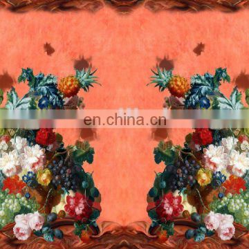 Custom Digital Printed Chiffon Square scarf silk scarf, 100% silk scarf, chinese silk scarf