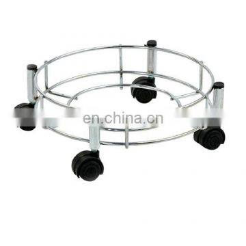 Stainless steel oxygen cylinder trolley