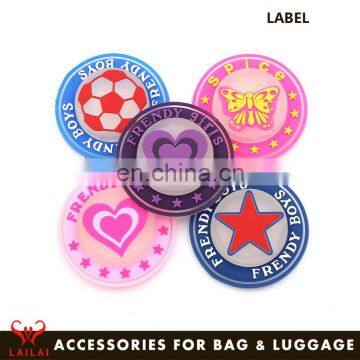 Custom plastic clothing label bag logo for handbag