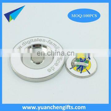 Top Quality 40mm Coin With Ballmarker Enamel Company Name photo-4