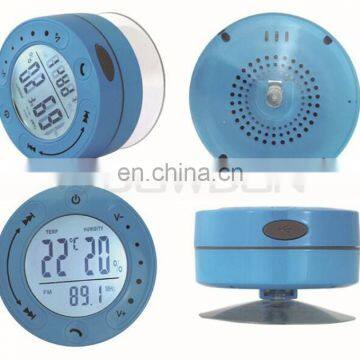 Portable Wireless Bluetooth V3.0 + EDR Shower Speaker With Diaplay Temperature and Humidity photo-2