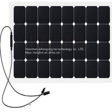 100w solar panels imported SUNPOWER cell solar module flexible solar panel