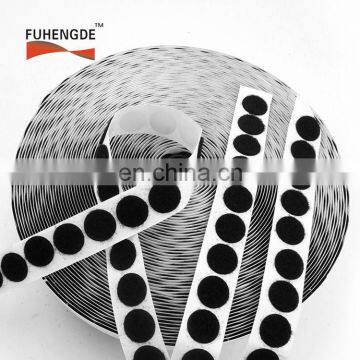 1/2'' Adhesive Dots Hook Loop Coins/ Sticky Hook Loop Circles