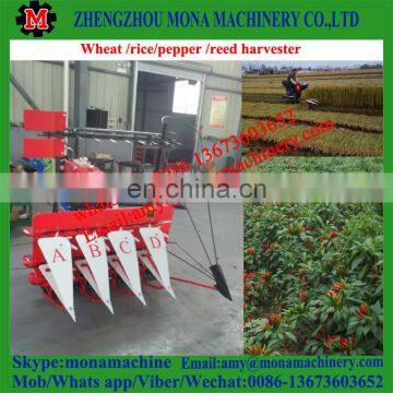 Mini Rice Wheat Paddy Chili Pepper Reaper/reaper Binder-mini Rice Combine Harvester With Good Feedback photo-3