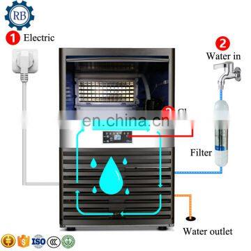 Hot Sale block ice maker machine ice cube making machine for supermarket hotel