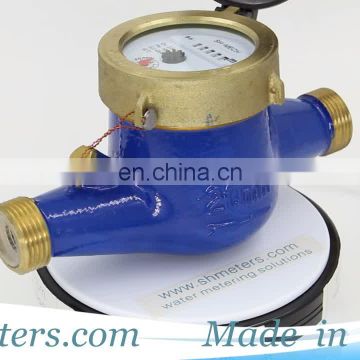 Popular DN20 Multi Jet Brass Water Meter From China