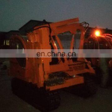 Highway Steel Crawler Guardrail Pile Driver in Malaysia for Sale photo-3