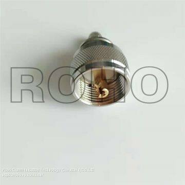 Mini UHF Male Plug Crimp Connector for Rg58 Cable