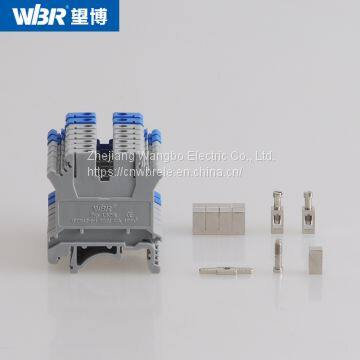 DIN Rail Terminal Blocks Threaded Current TerminalUK6N Screw Connector photo-3