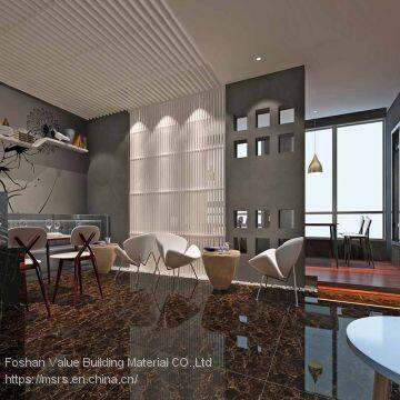 Dark Emperador Porcelain Glazed Tile 60x60cm photo-5