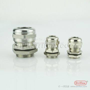 PG9 NICKEL PLATED BRASS CABLE GLAND