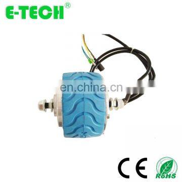 4 Inch Brushless Double Shaft Gear Hub Mtor With Solid Rubber Tyre photo-3