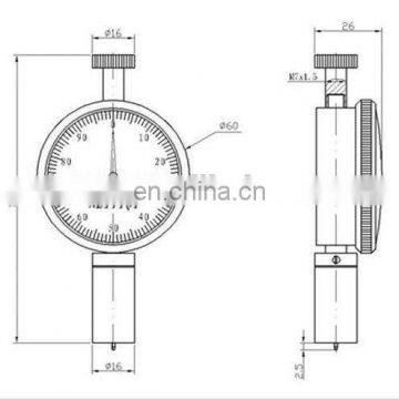 LX-A-2 Double Needle Analog Shore Hardness Tester, Shore Durometer photo-5