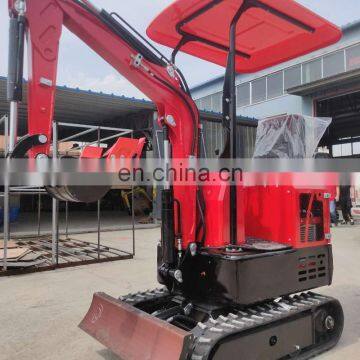 Garden Use 1 Ton Mini Digger Crawler Excavator photo-6