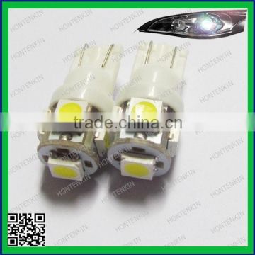 12V 5LEDs SMD5050 T10 LED lighting Bayonet with CE ROHS