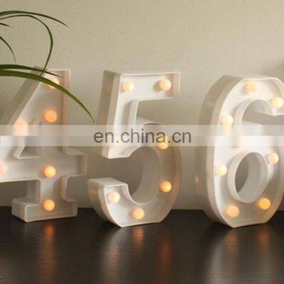 Manufacturer Professional Custom Warm White Wedding Events Party Decor Led Light House Numbers photo-5