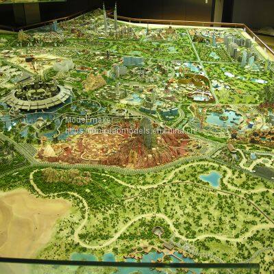 Architectural Model of Dubai Amusement Park, UAE, Smart City Model photo-2