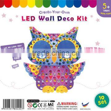 Little Owl - LED Wall Deco Pack of 10