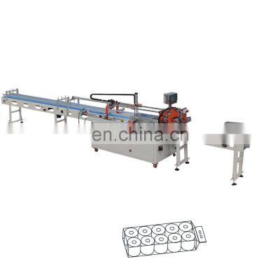 Hot sale semi automatic toilet paper plastic bags packaging machine