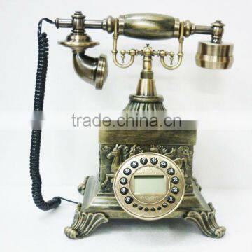 hot sell Classic antique resin telephone with caller ID