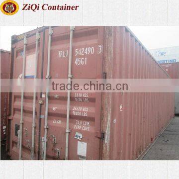 Best price high cube shipping container used for sale