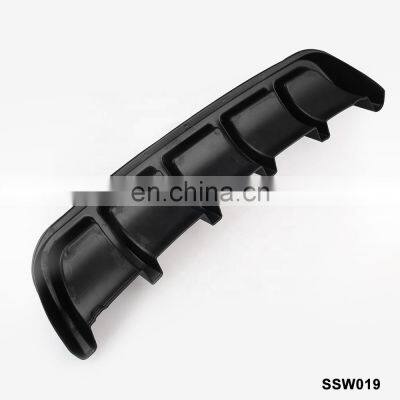 Universal Black Car Rear Bumper Body Kit Shark Chin Spoiler Lip Diffuser Trim Cover AF-ZLB04C67 photo-2