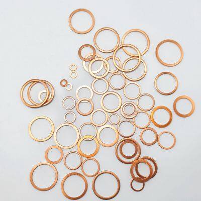 Copper Washer Brass Flat Washer 12MM*18mm*1mm Solid Washer Flat photo-2