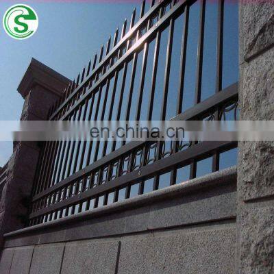 China made heavy duty used galvanized industria steel iron tubular fence