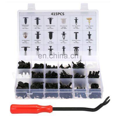 Automobile  Mixed 350 pcs Plastic Fastener Expansion clips box china auto clips Bumper Retainer