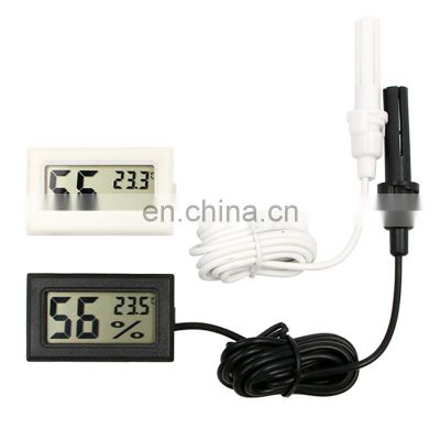 Mini LCD Digital Thermometer Hygrometer Thermostat Indoor Convenient Temperature Sensor Humidity Meter Gauge Instruments Probe