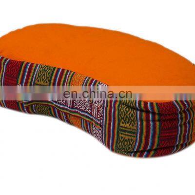 High quality wholesale price Indian made yoga meditation half moon cushion