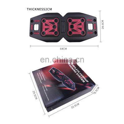 Adult Fitness Foldable Pushup Board Chest Training Multifunction Portable14 In 1 Push Up Board photo-2
