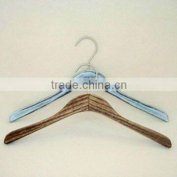 LH53 slim hanger wood top hanger nonslip