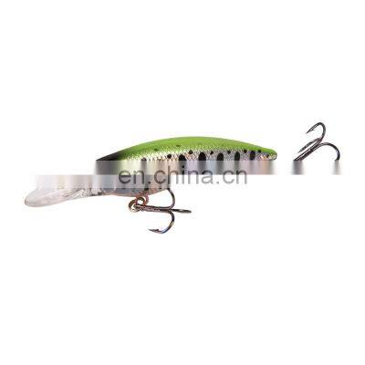 Factory Wholesale long tongue minnow 7.5cm 5g hard bait fishing lure Minnow for freshwater sea fishing