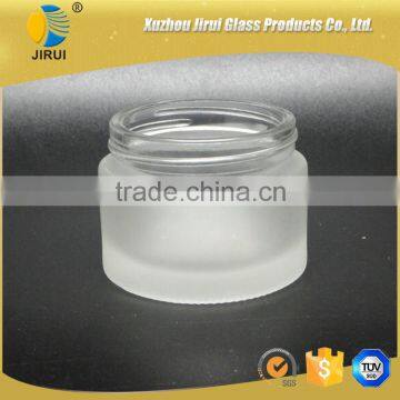 Clear Cream Glass Bottles photo-3