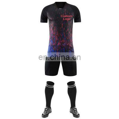 Custom Jerseys Football Men & Kid Soccer training Set ,Football Team Jersey Shorts Clothes , Soccer Uniform