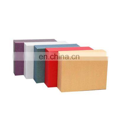 Satin ribbon matte gift boxes packaging drawer cardboard border box customer logo hot stamping luxury design