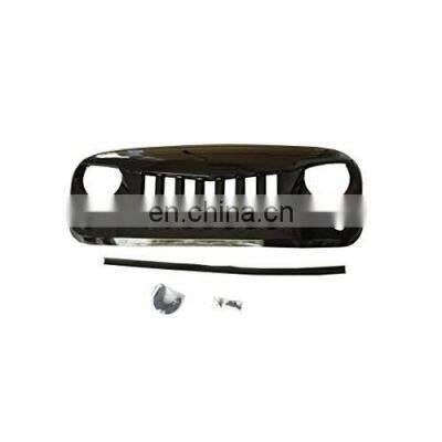 Запчасти для автомобилей. Заменители окрашенных решеток радиатора. Глянцевые черные передние решетки радиатора для Jeep JK 2007–2017