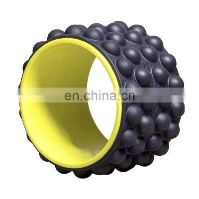 YOUMAY Back Massage Exercise Yoga Circle Ring 3d Bump Eva Eco Friendly Yoga Wheel Foam Roller