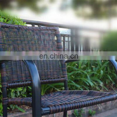 Stock Outdoor & Indoor PE Rattan Bar Stool Chair For Sale photo-3