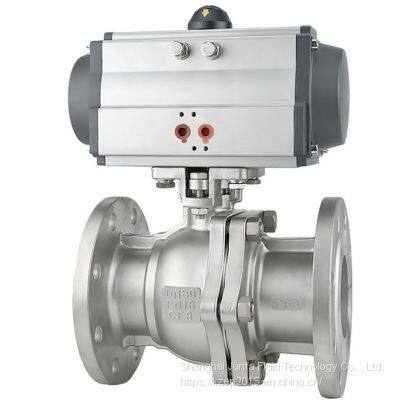 Stainless steel pneumatic ball valve